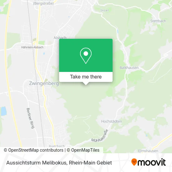 Карта Aussichtsturm Melibokus