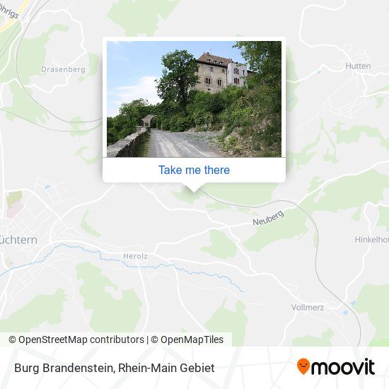 Burg Brandenstein map