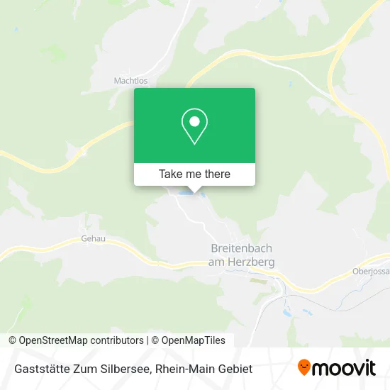 Карта Gaststätte Zum Silbersee