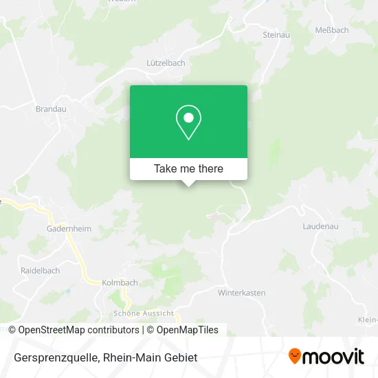 Карта Gersprenzquelle