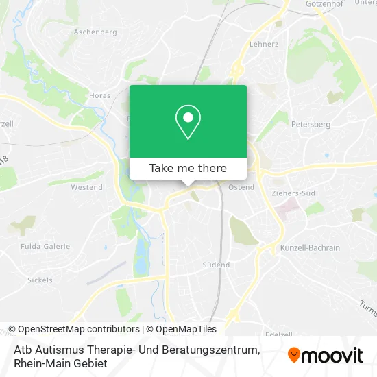 Карта Atb Autismus Therapie- Und Beratungszentrum