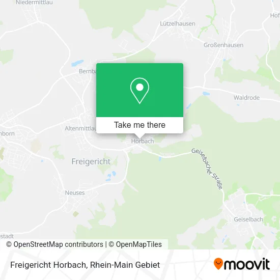 Карта Freigericht Horbach