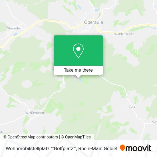 Карта Wohnmobilstellplatz ""Golfplatz""