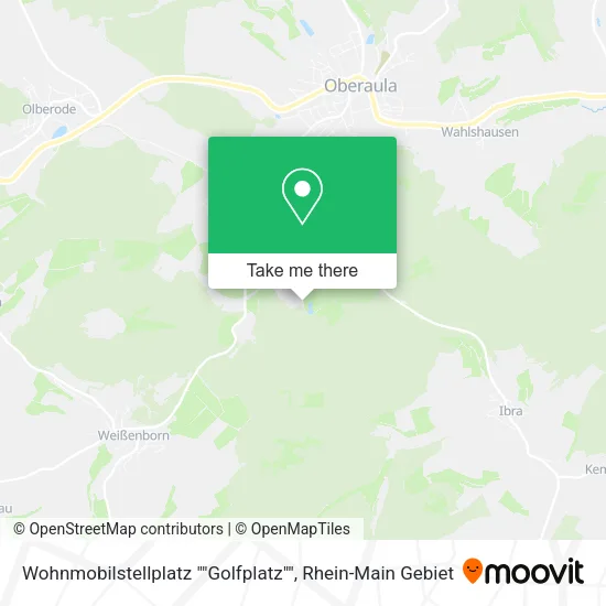 Карта Wohnmobilstellplatz ""Golfplatz""