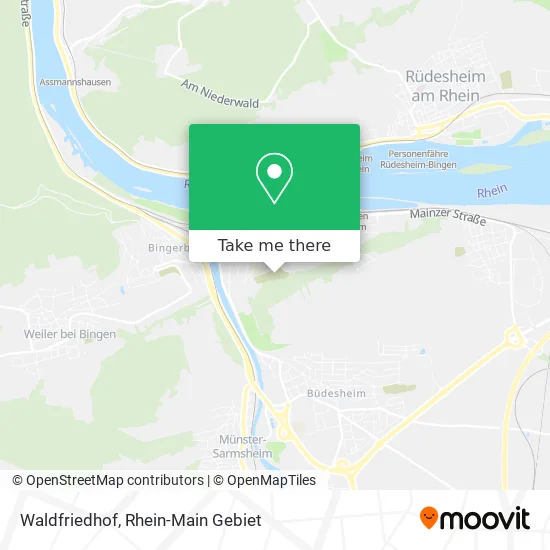 Карта Waldfriedhof