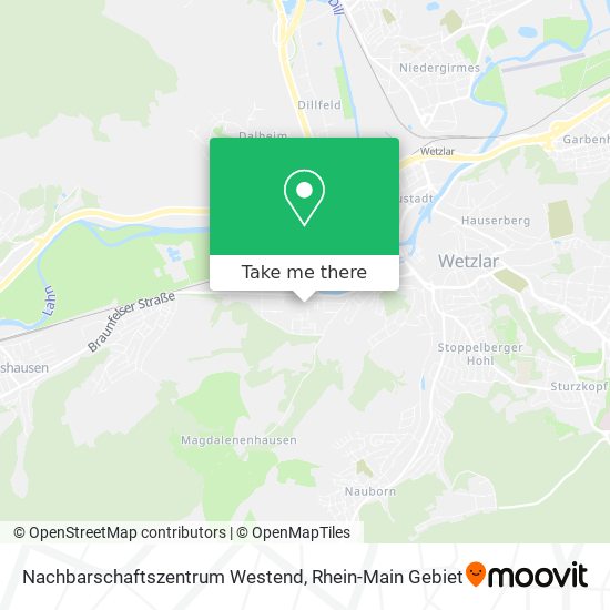 Nachbarschaftszentrum Westend map