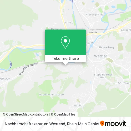 Карта Nachbarschaftszentrum Westend