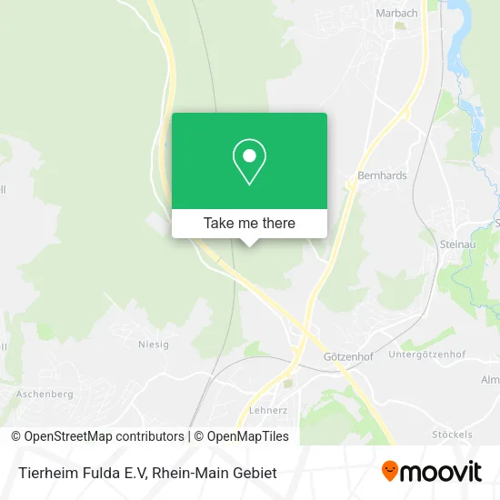 Карта Tierheim Fulda E.V