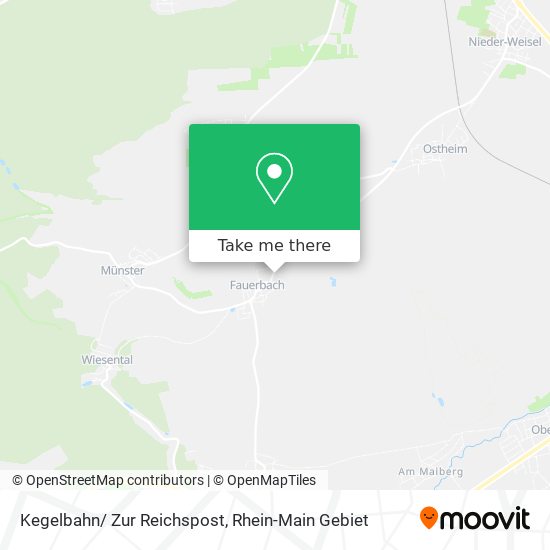 Kegelbahn/ Zur Reichspost map