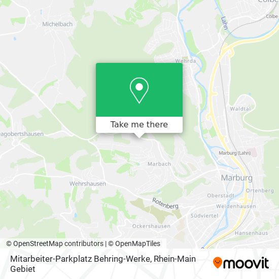 Mitarbeiter-Parkplatz Behring-Werke map