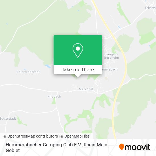 Hammersbacher Camping Club E.V. map