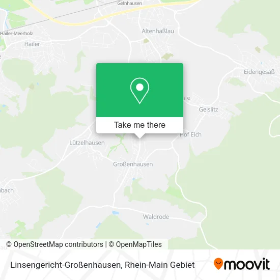 Карта Linsengericht-Großenhausen