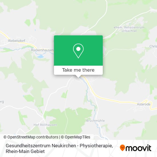 Gesundheitszentrum Neukirchen - Physiotherapie map