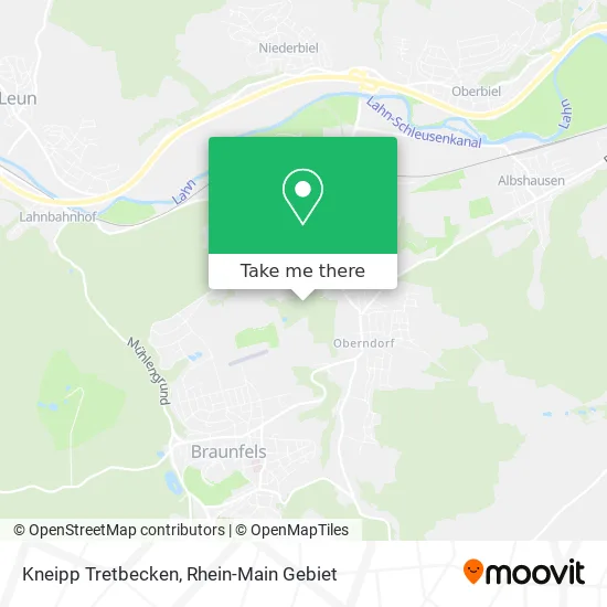 Карта Kneipp Tretbecken
