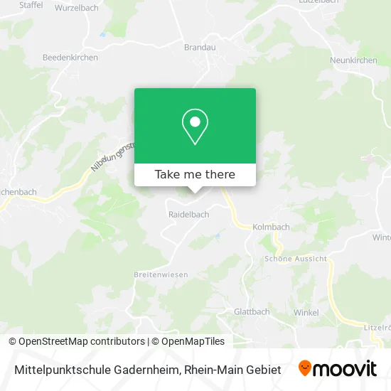 Карта Mittelpunktschule Gadernheim