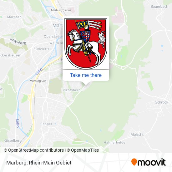 Marburg map