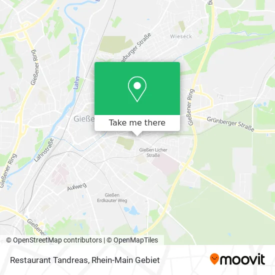 Карта Restaurant Tandreas