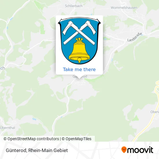 Карта Günterod