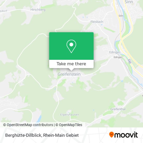 Berghütte-Dillblick map
