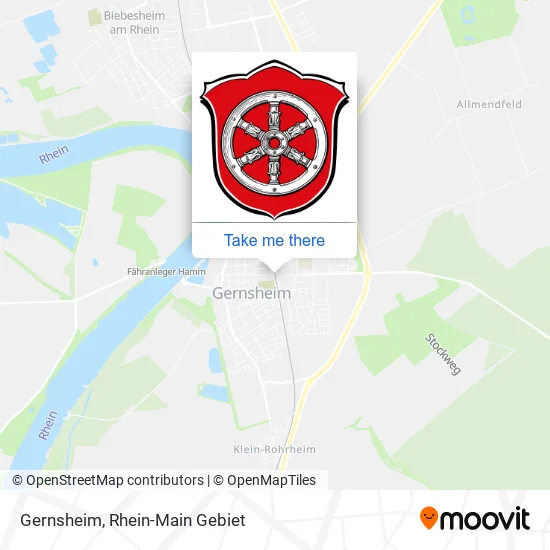 Карта Gernsheim