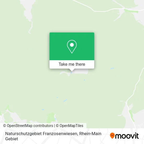 Naturschutzgebiet Franzosenwiesen map
