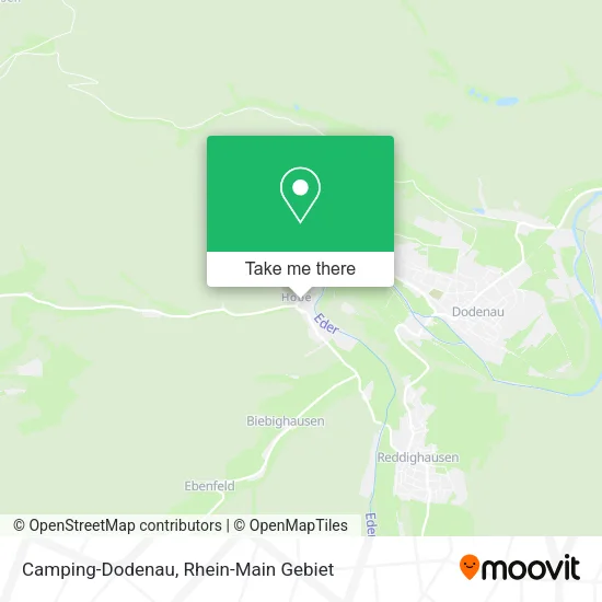 Карта Camping-Dodenau