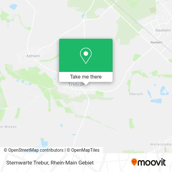 Карта Sternwarte Trebur