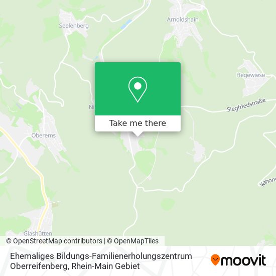 Ehemaliges Bildungs-Familienerholungszentrum Oberreifenberg map