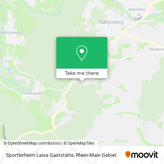 Sportlerheim Laisa Gaststätte map