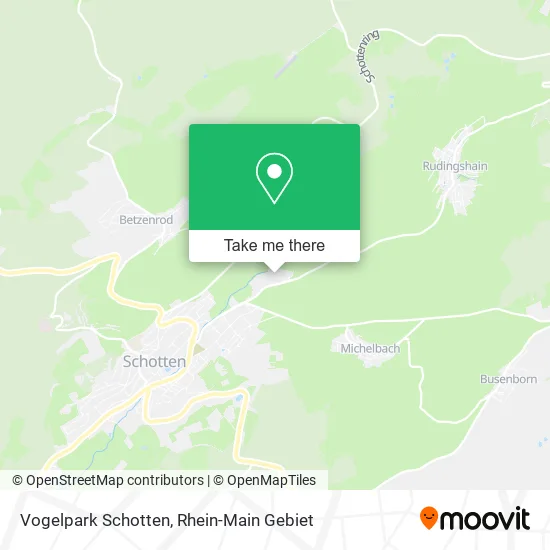 Карта Vogelpark Schotten