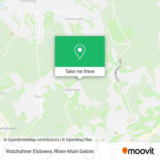 Карта Watzhahner Elsbeere