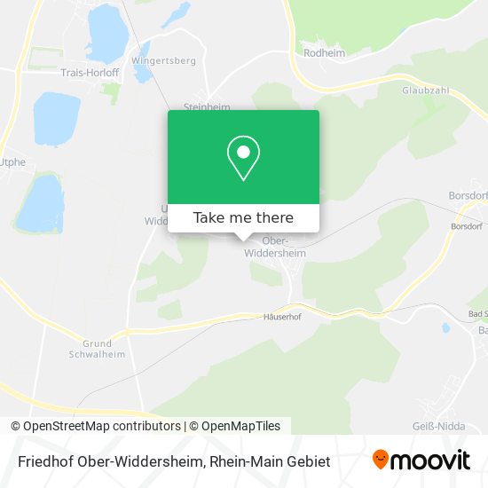 Friedhof Ober-Widdersheim map