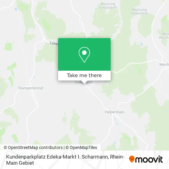 Карта Kundenparkplatz Edeka-Markt I. Scharmann