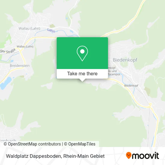 Карта Waldplatz Dappesboden