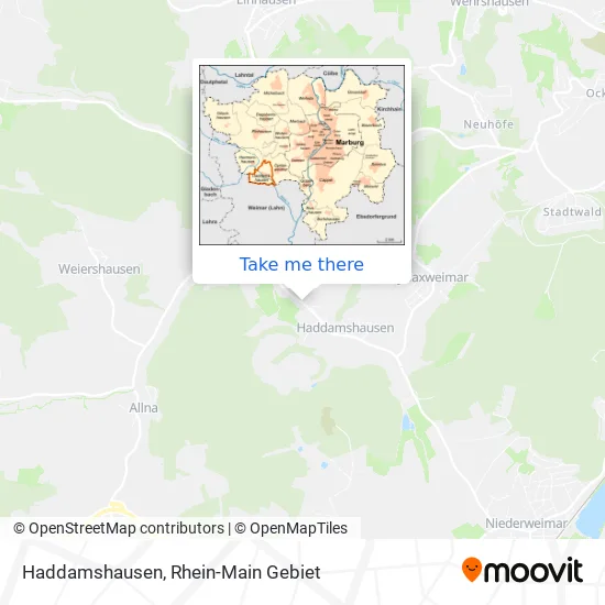 Карта Haddamshausen