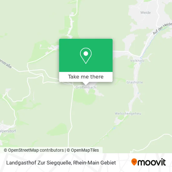 Карта Landgasthof Zur Siegquelle