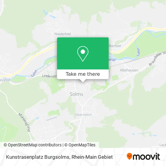 Карта Kunstrasenplatz Burgsolms