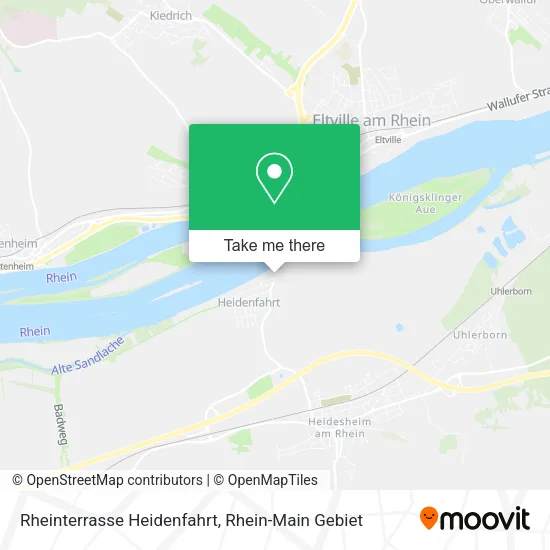 Карта Rheinterrasse Heidenfahrt