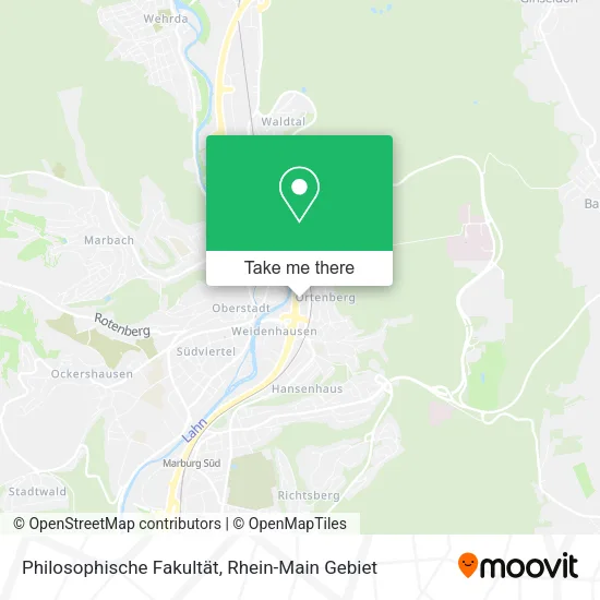 Карта Philosophische Fakultät