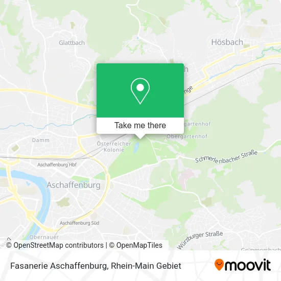 Карта Fasanerie Aschaffenburg