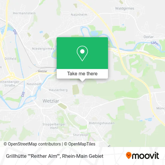 Карта Grillhütte ""Reither Alm""