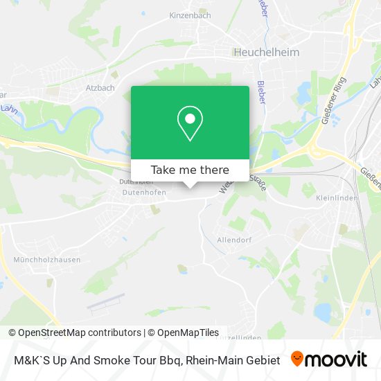 M&K`S Up And Smoke Tour Bbq map