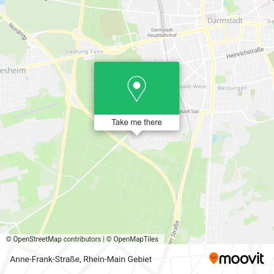 Карта Anne-Frank-Straße