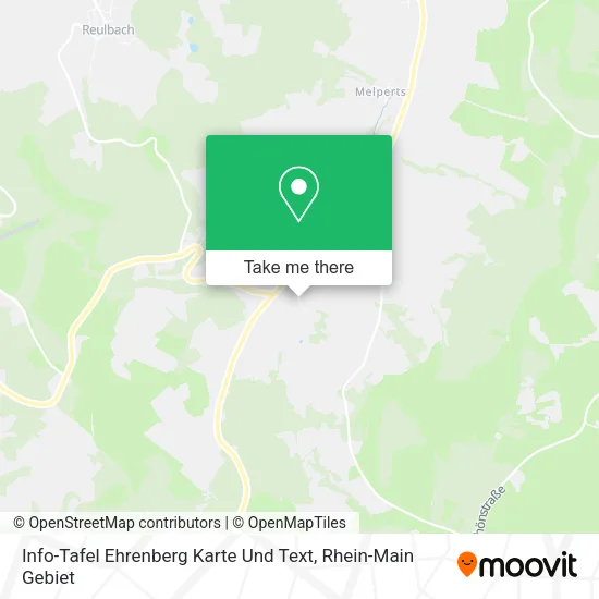 Карта Info-Tafel Ehrenberg Karte Und Text