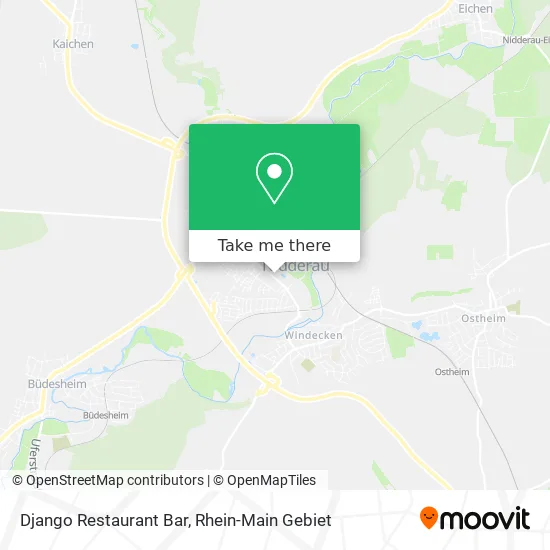 Django Restaurant Bar map