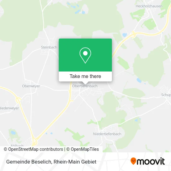 Карта Gemeinde Beselich