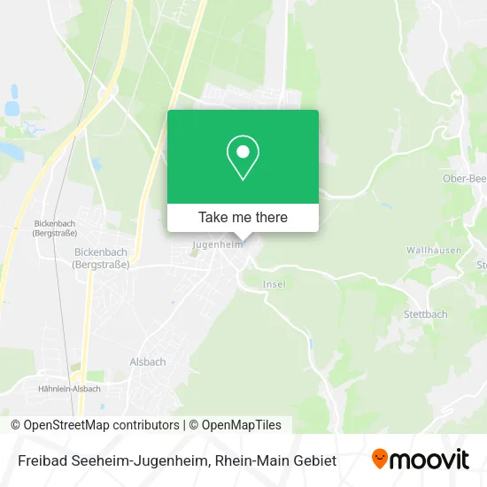 Карта Freibad Seeheim-Jugenheim