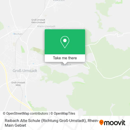 Карта Raibach Alte Schule (Richtung Groß-Umstadt)