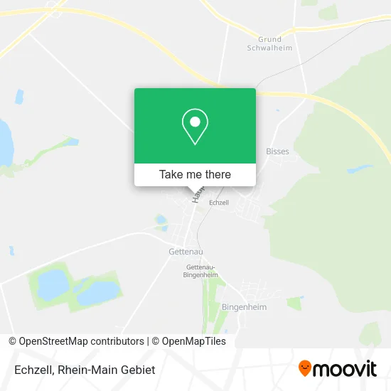 Echzell map