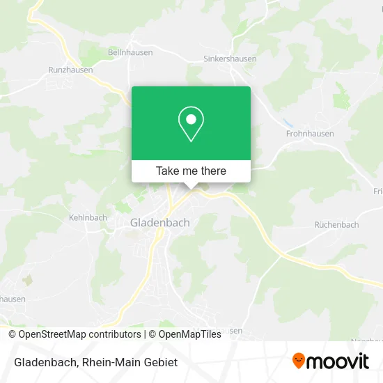Карта Gladenbach